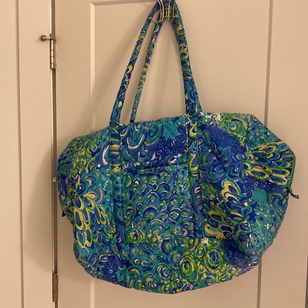 Fun, Multi-Colored Overnight Bag - image 1